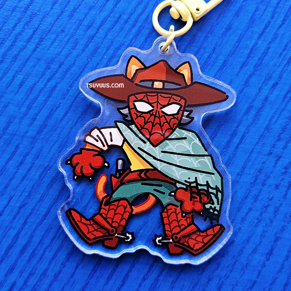 Spider-Cat Charms