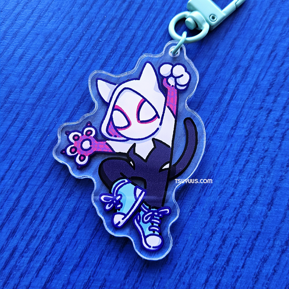 Spider-Cat Charms