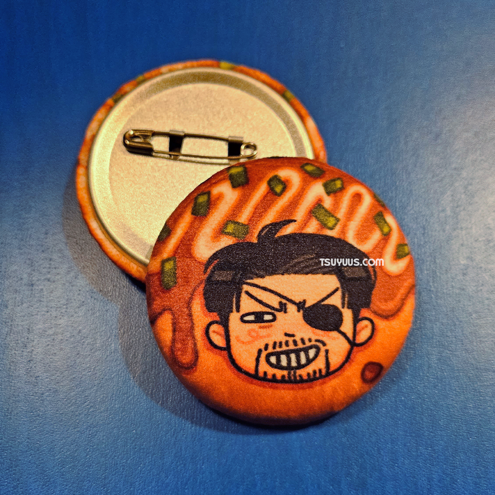 Takoyaki Majima Minky Button