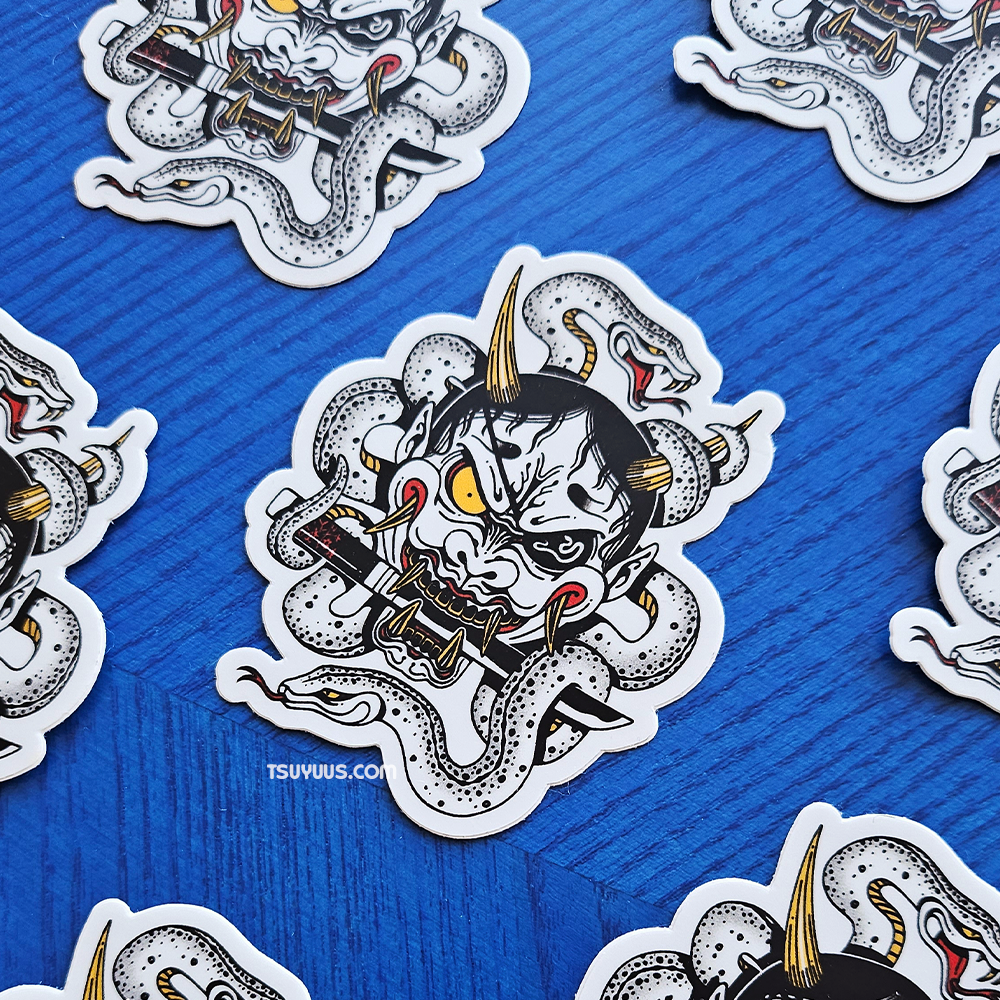 Hannya Sticker