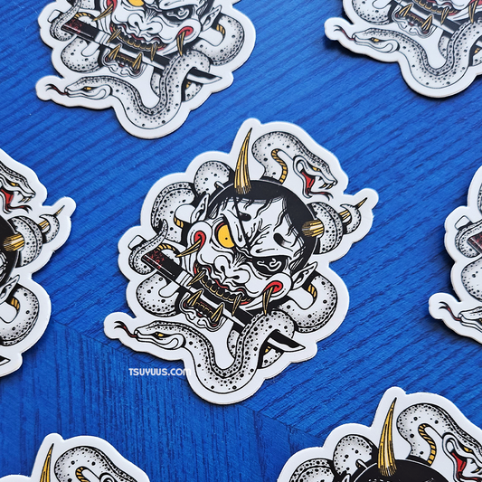 Hannya Sticker