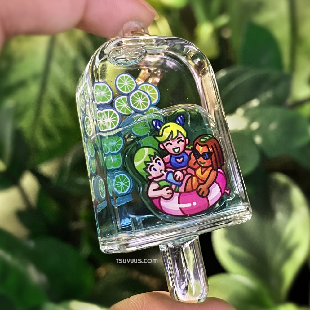 Pool Party Popsicle Charm