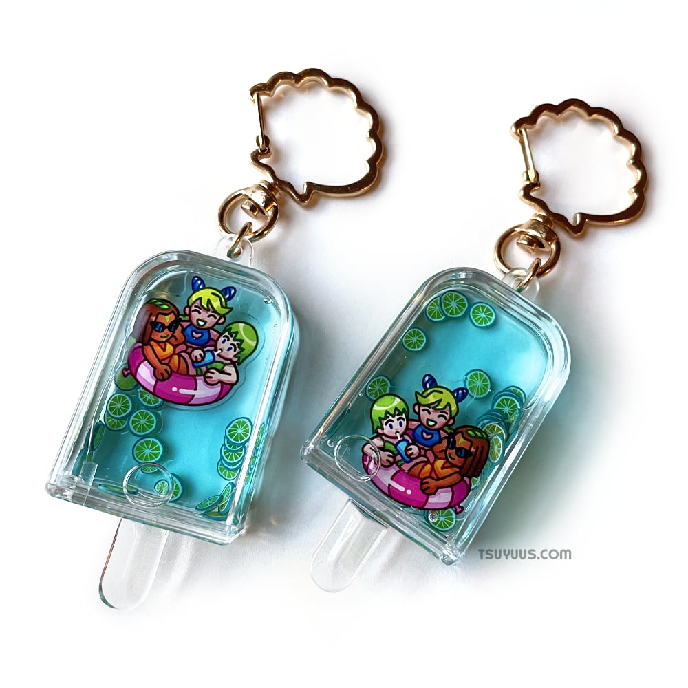Pool Party Popsicle Charm
