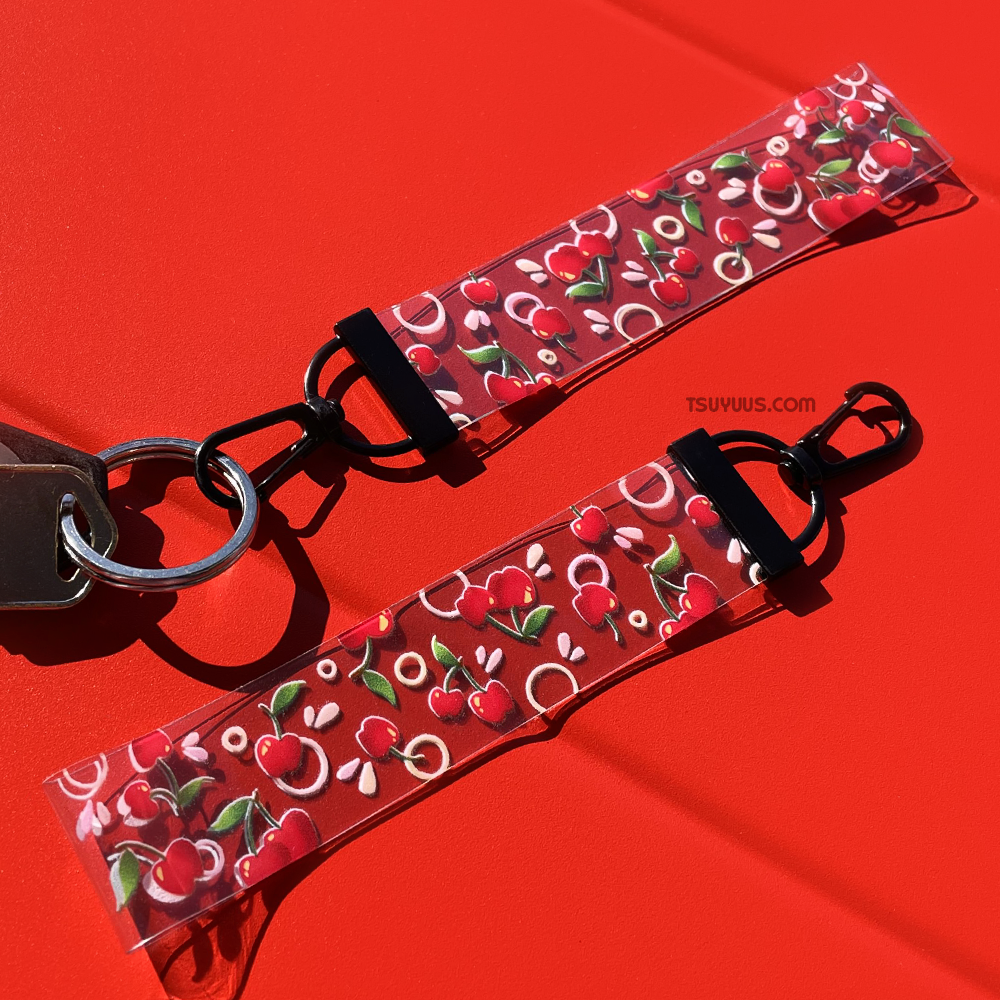 Cherry Wrist Lanyard