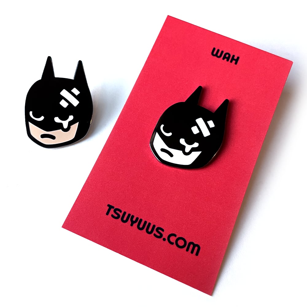 Sad Bat Guy Pin