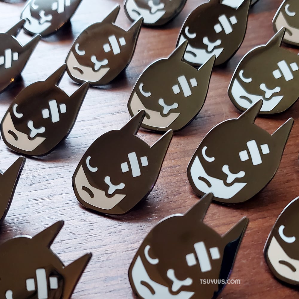 Sad Bat Guy Pin