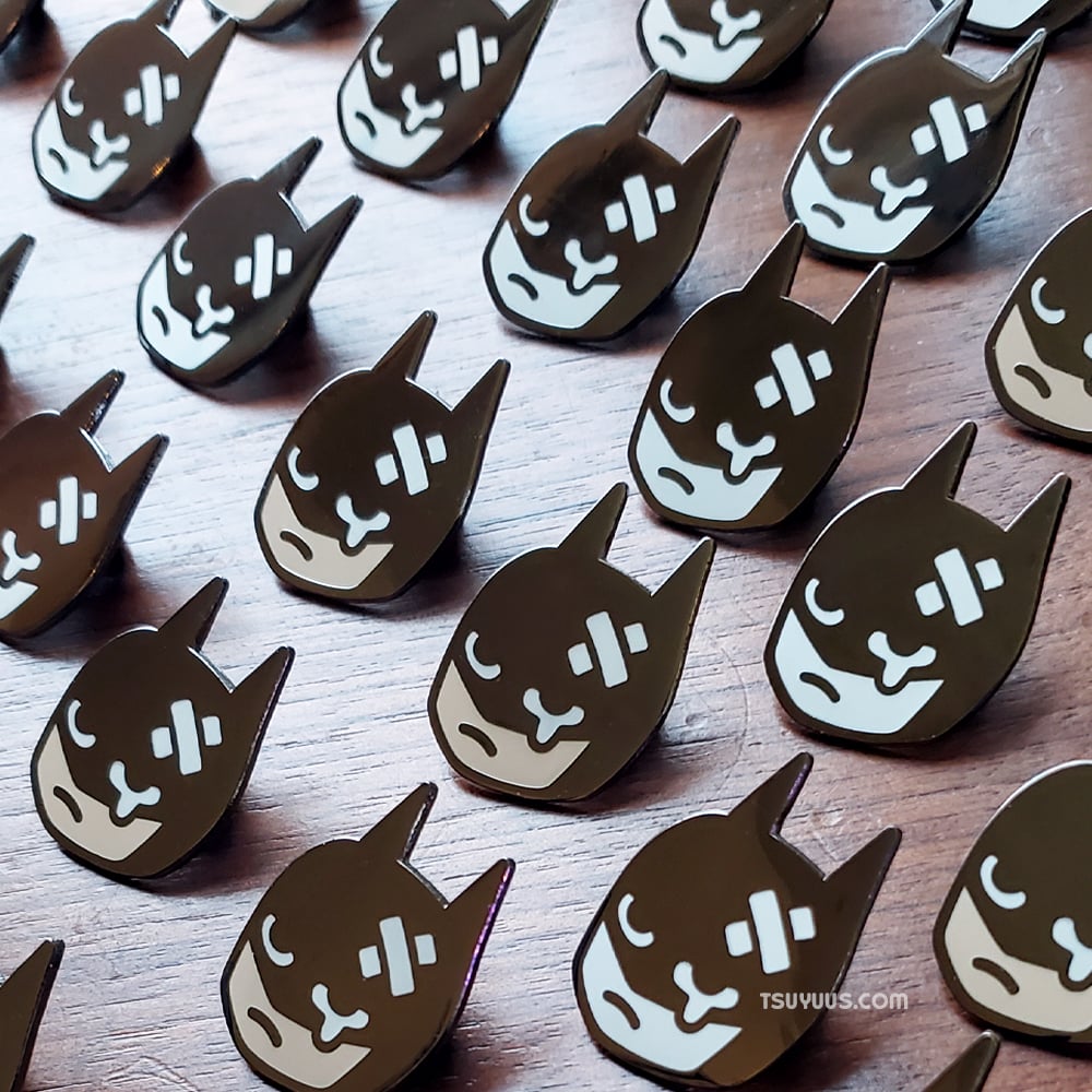 Sad Bat Guy Pin