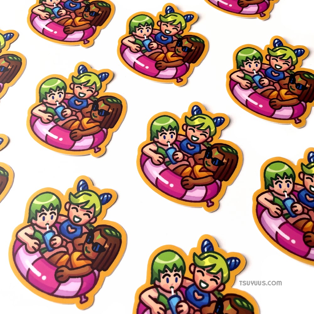 Pool Party Sticker
