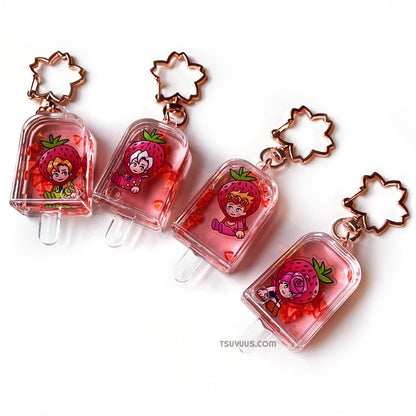 Italian Strawberry Popsicle Charms