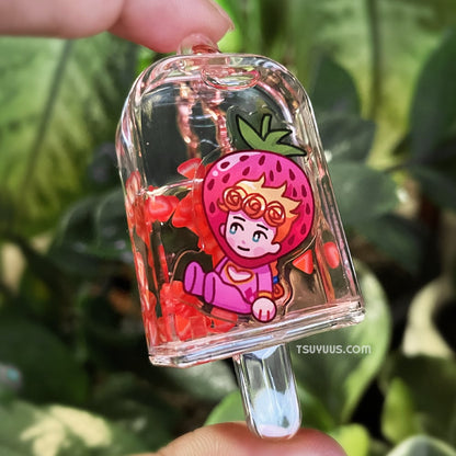 Italian Strawberry Popsicle Charms